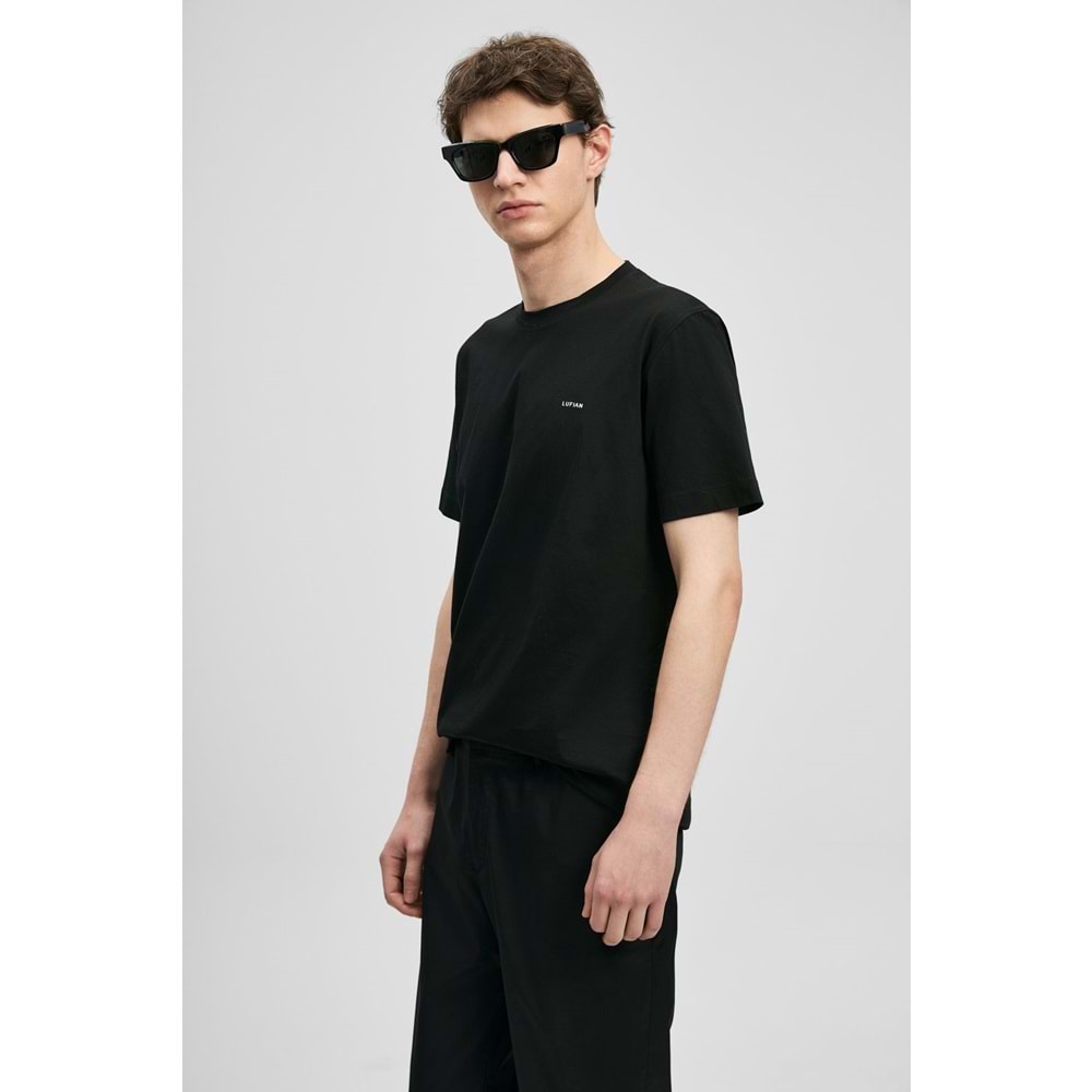 Lufian 111020321 Bran Modern Grafik T- Shirt Tişört Erkek Tişort