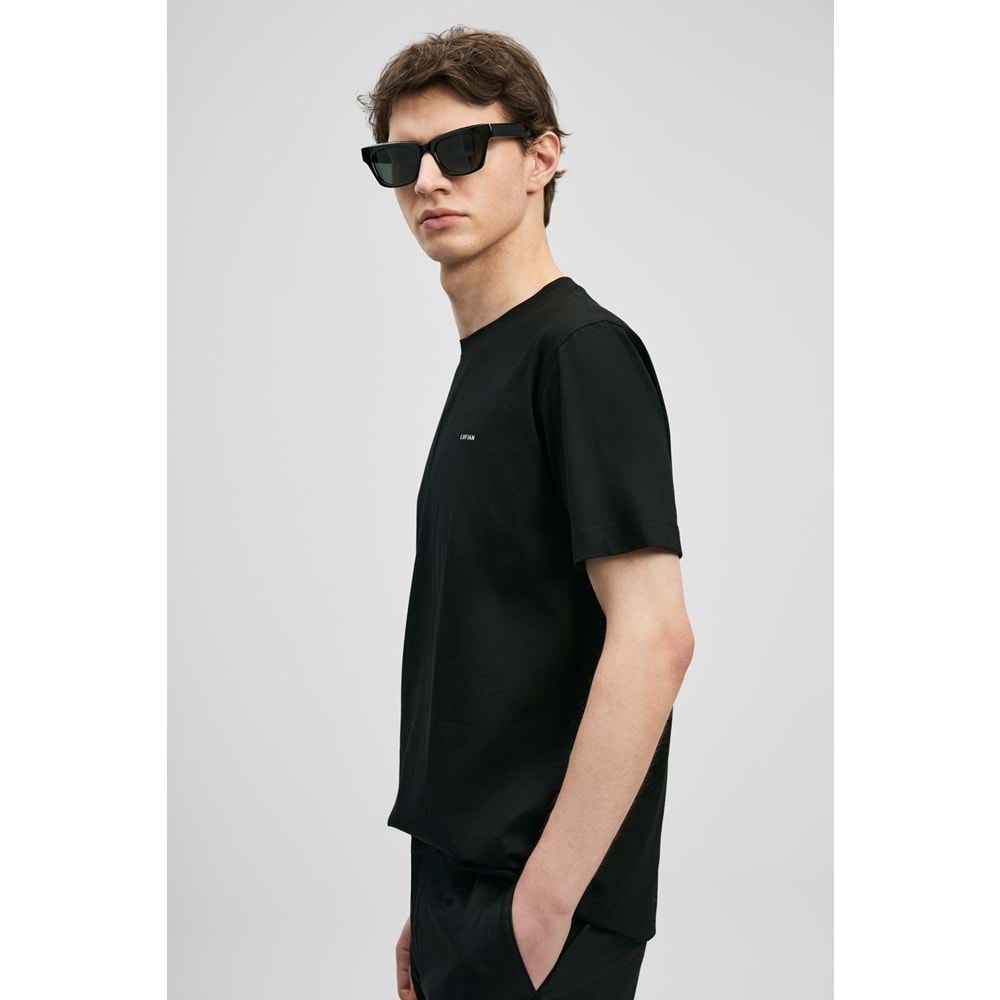 Lufian 111020321 Bran Modern Grafik T- Shirt Tişört Erkek Tişort