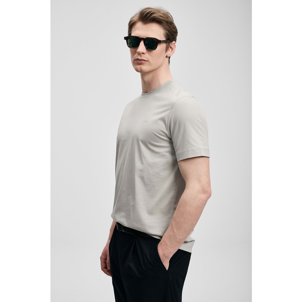 Lufian 111020321 Bran Modern Grafik T- Shirt Tişört Erkek Tişort