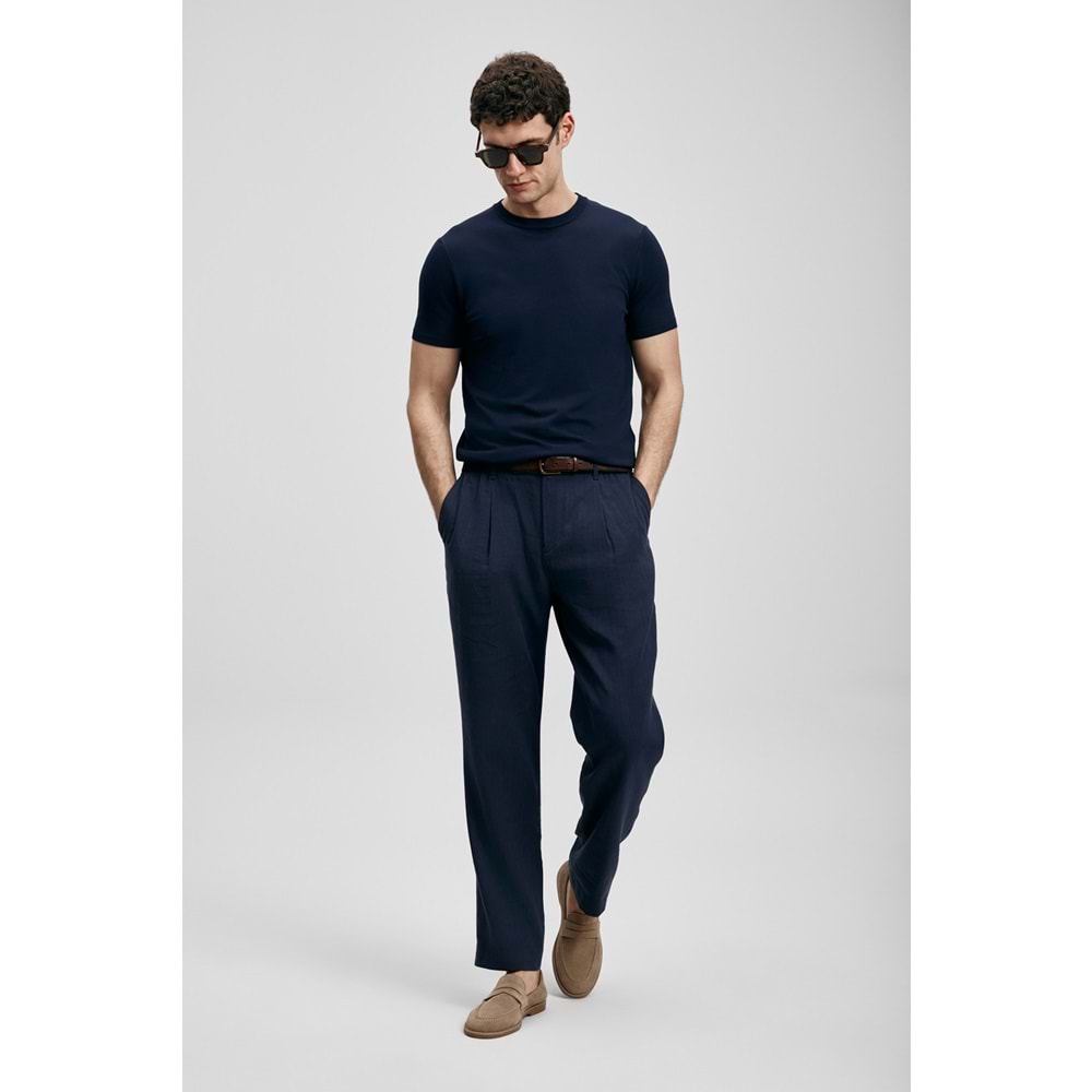 Lufian 111090156 Tıno Erkek Modal Karışımlı T- Shirt Erkek T-Shirt