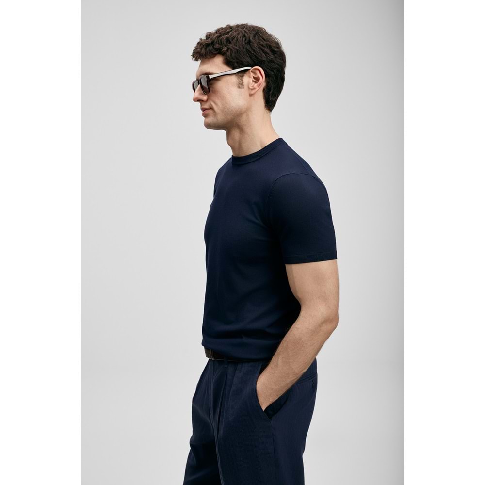 Lufian 111090156 Tıno Erkek Modal Karışımlı T- Shirt Erkek T-Shirt