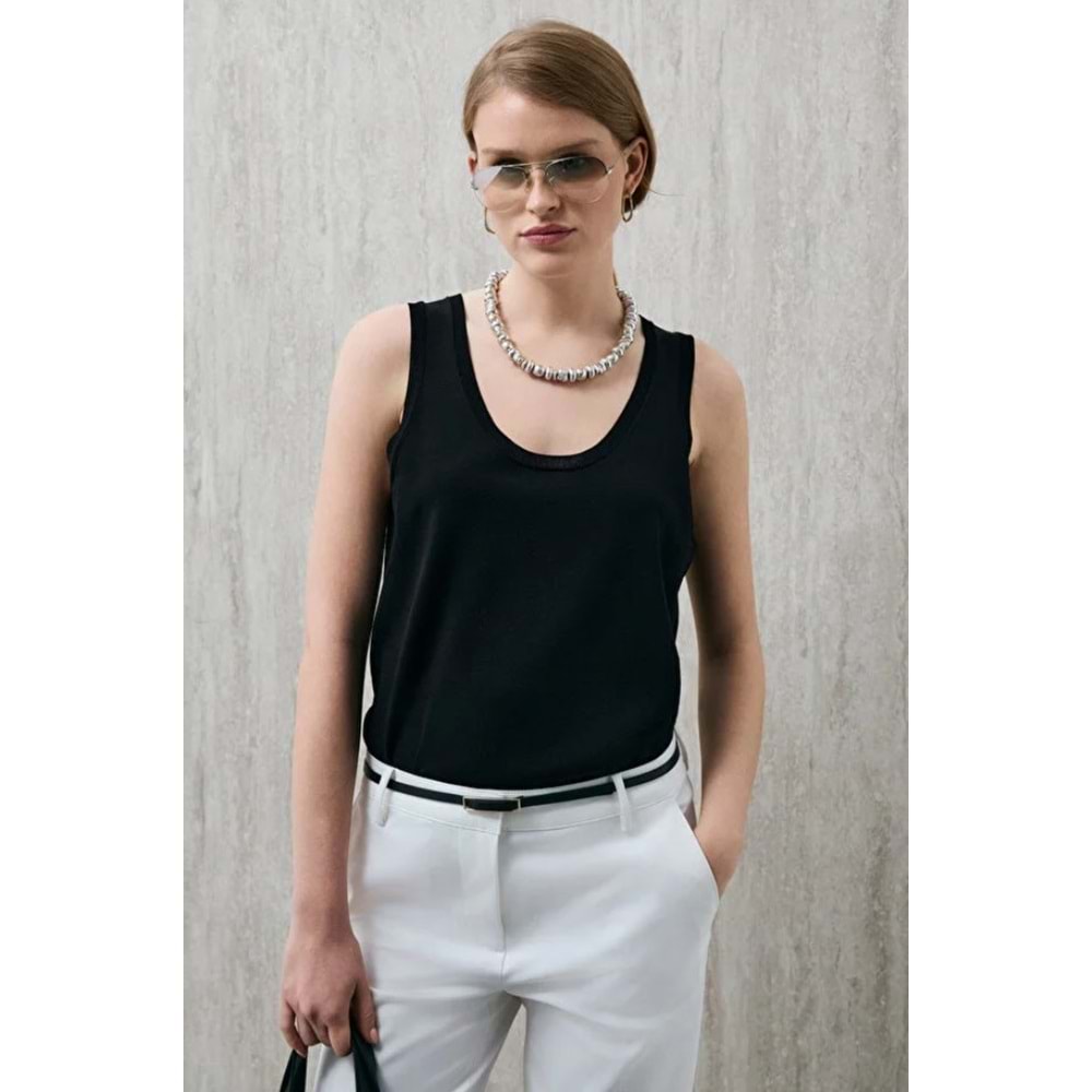 Lufian 121090056 Clara Sıfır Kol T-Shirt Kadın Tişört