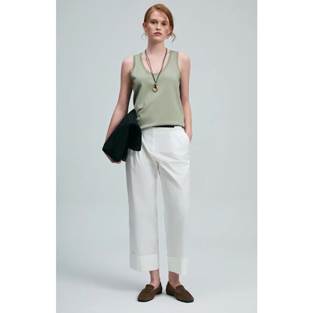 Lufian 121090056 Clara Sıfır Kol T-Shirt Kadın Tişört