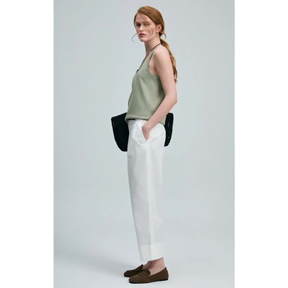 Lufian 121090056 Clara Sıfır Kol T-Shirt Kadın Tişört