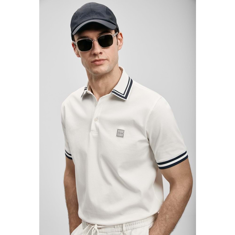 Lufian 111040237 Cole Smart Erkek Polo Yaka Tişört Erkek Tişort