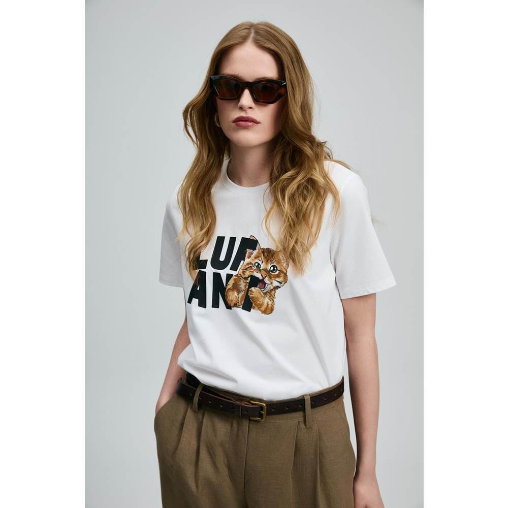 Lufian 121020043 Petıt Kadın T-Shirt Kadın Tişört