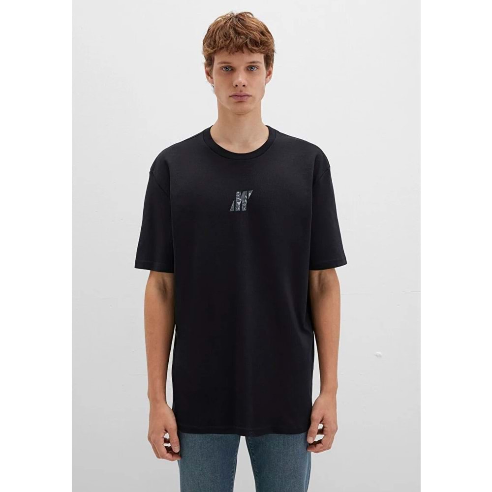 Mavi M0612189-900 Pro Logo Baskılı Tişört Erkek T-Shirt