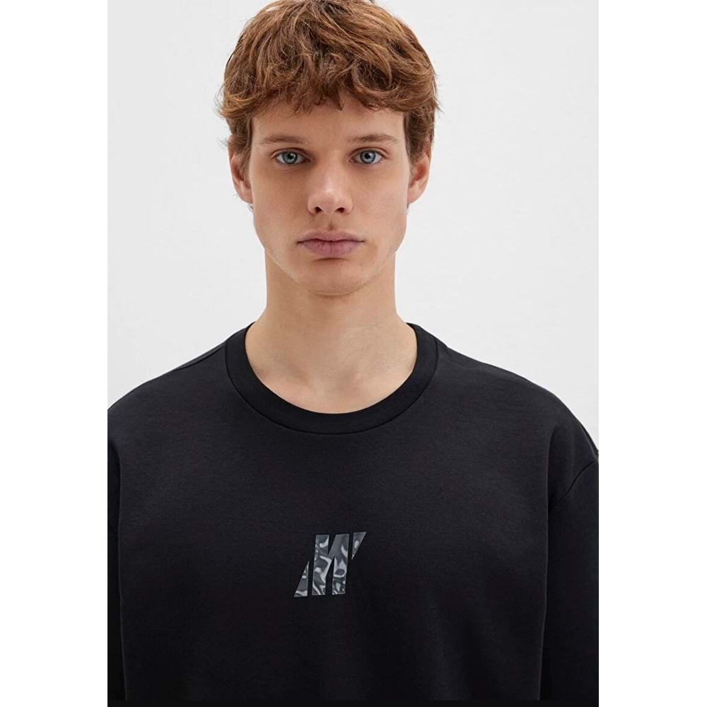 Mavi M0612189-900 Pro Logo Baskılı Tişört Erkek T-Shirt