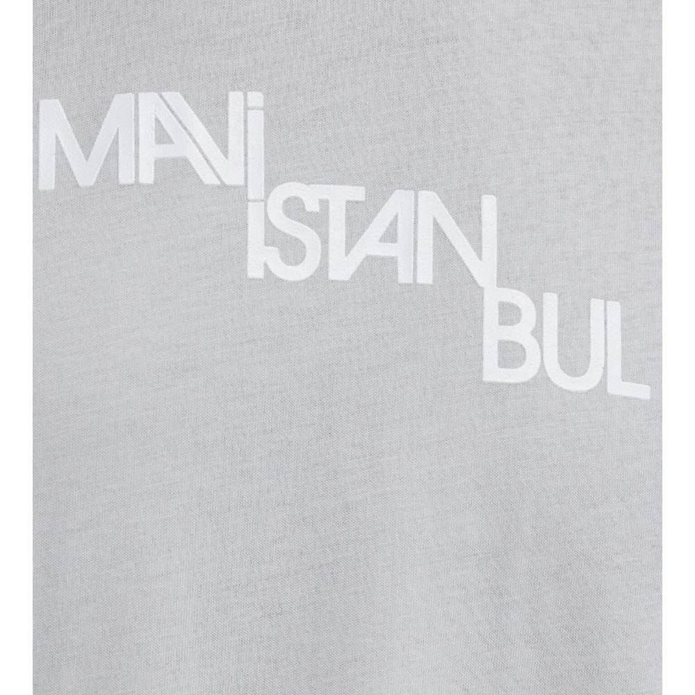 Mavi M0612274-70075 İstanbul Baskılı T-Shirt Erkek Tişort