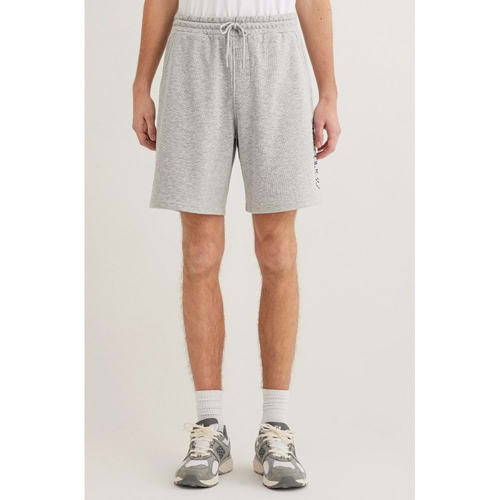 Mavi M0410225-80196 Mavi Baskılı Erkek Şort