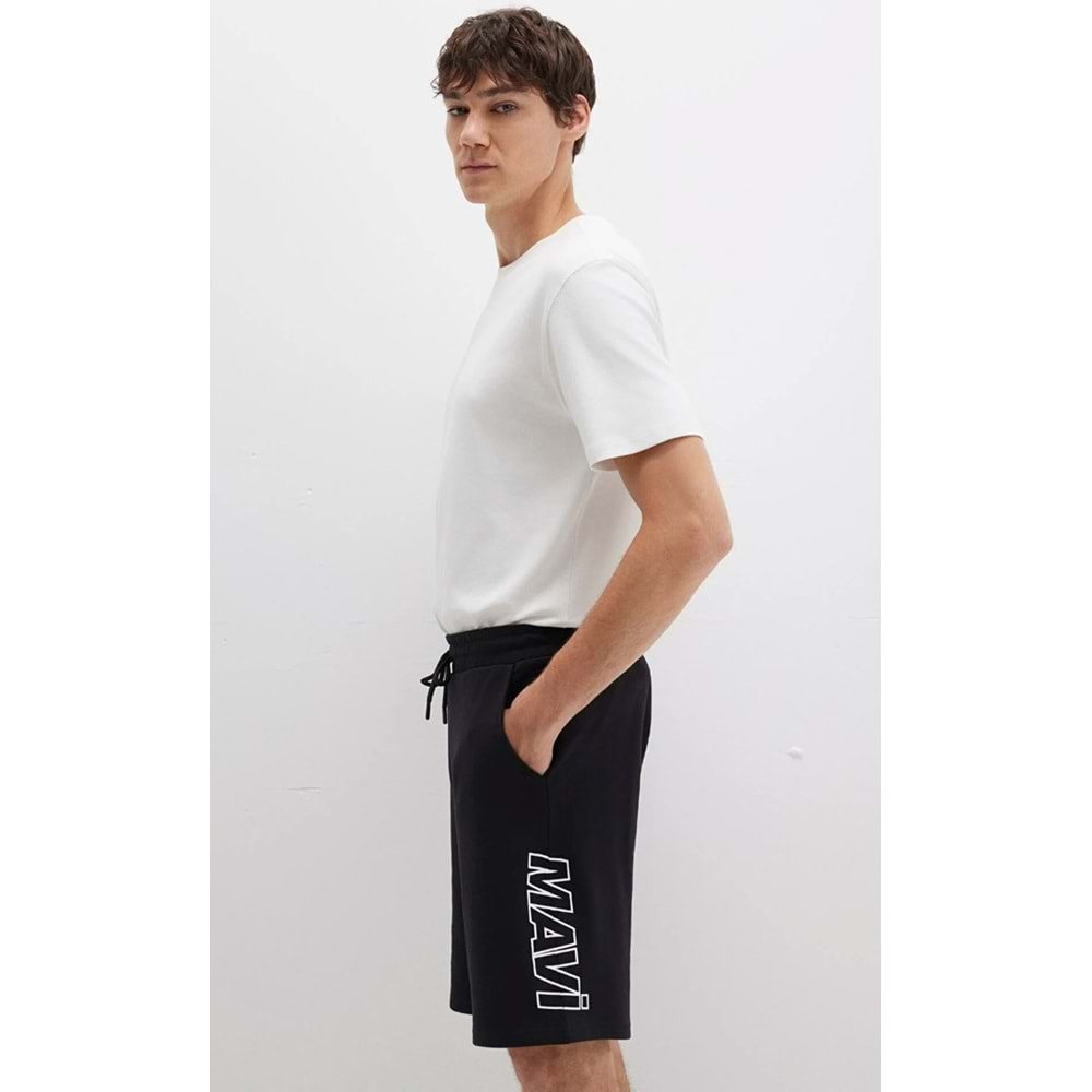 Mavi M0410225-900 Mavi Baskılı Erkek Şort