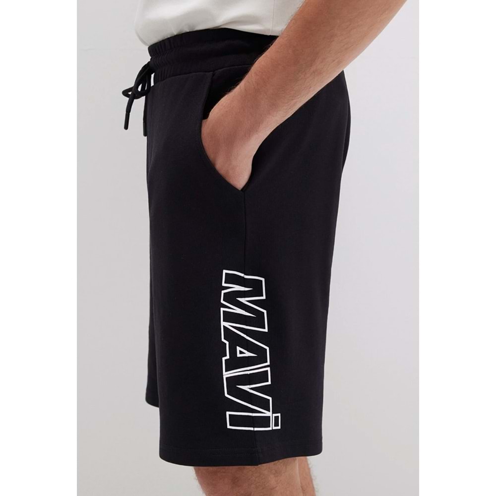 Mavi M0410225-900 Mavi Baskılı Erkek Şort