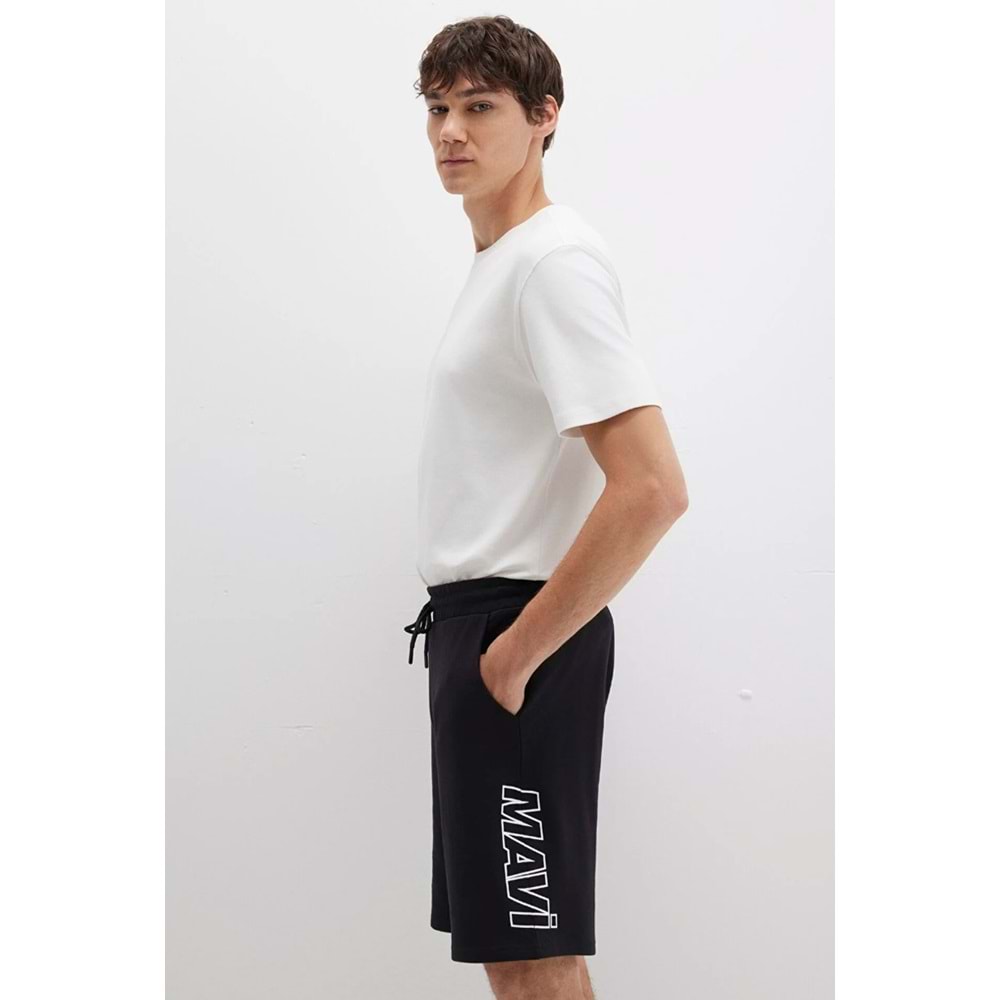 Mavi M0410225-900 Mavi Baskılı Erkek Şort