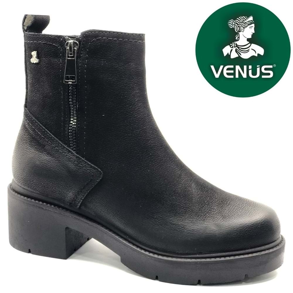 Venüs Albus Hakiki Deri Kaymaz Taban Ortopedik Kadın Bot