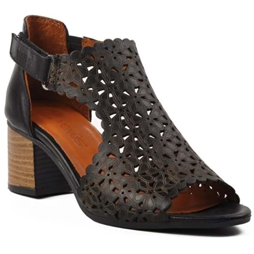 Venüs Cabir Hakiki Deri Comfort Ortopedik Kadın Sandalet