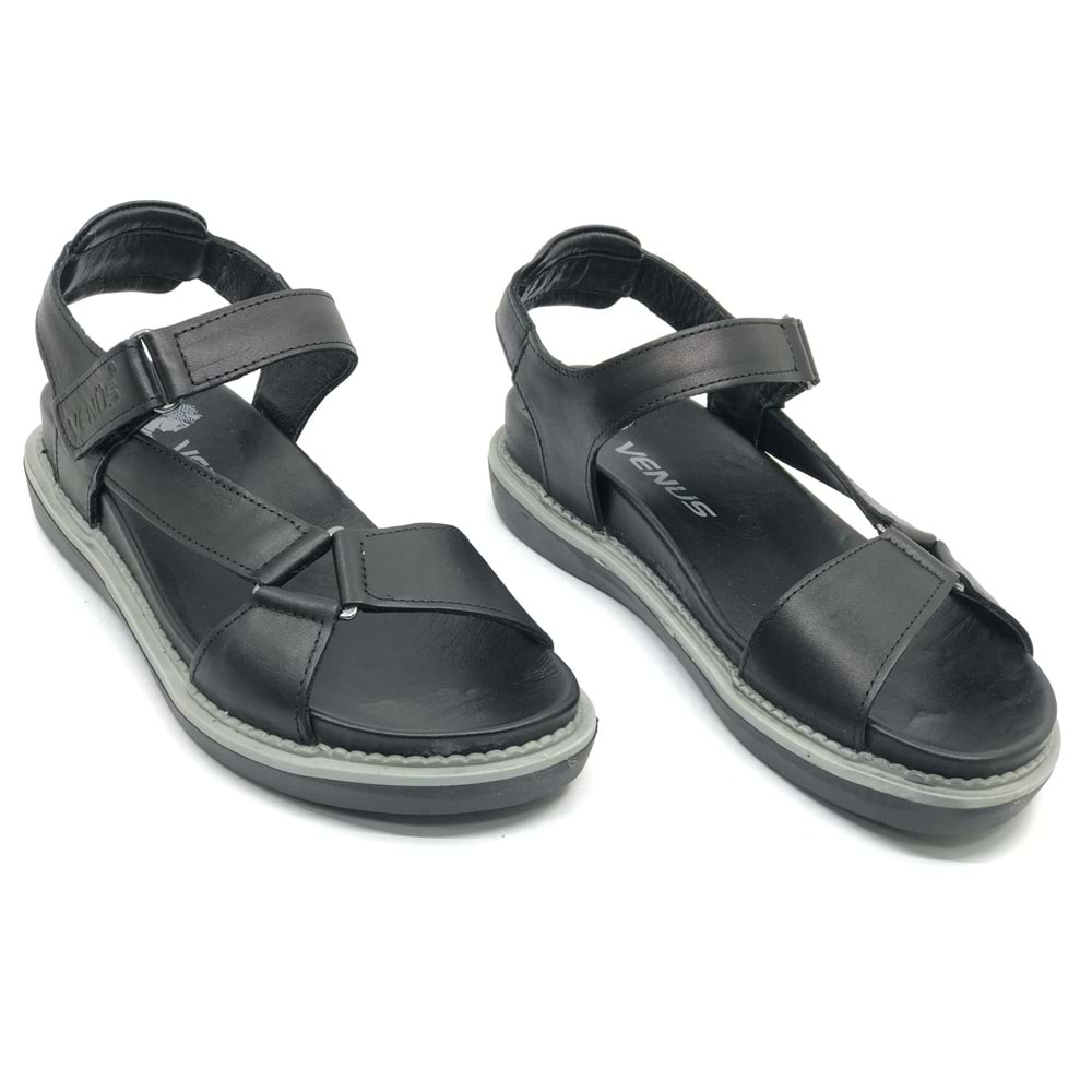 Venüs Sisu Hakiki Deri Comfort Ortopedik Kadın Sandalet