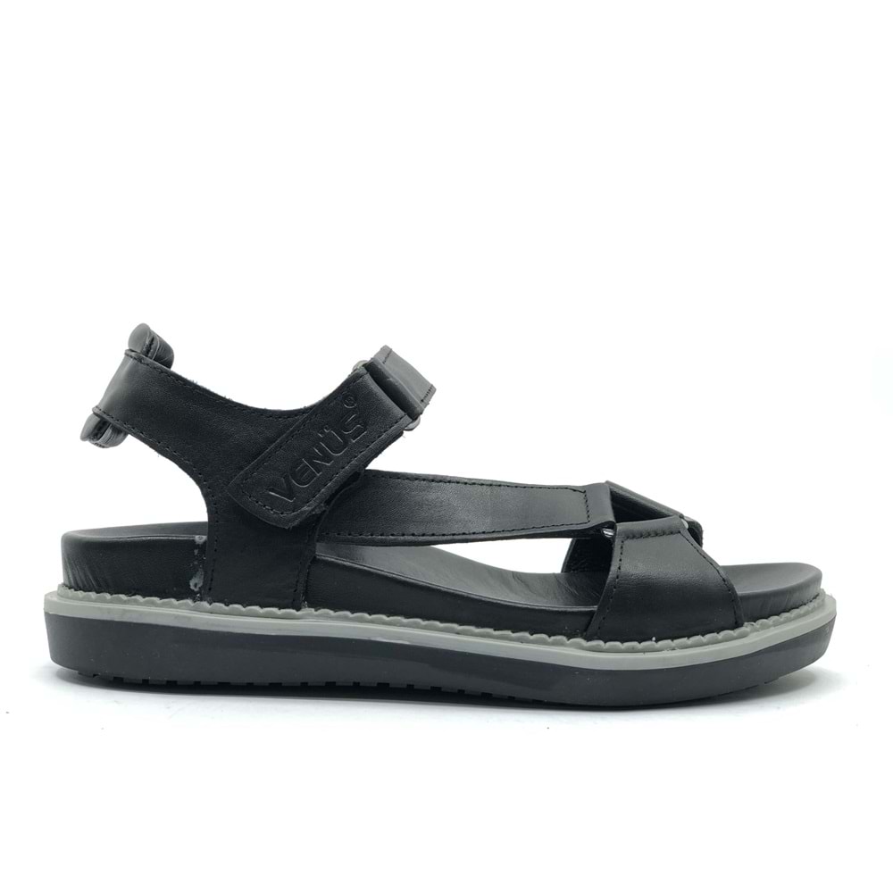 Venüs Sisu Hakiki Deri Comfort Ortopedik Kadın Sandalet