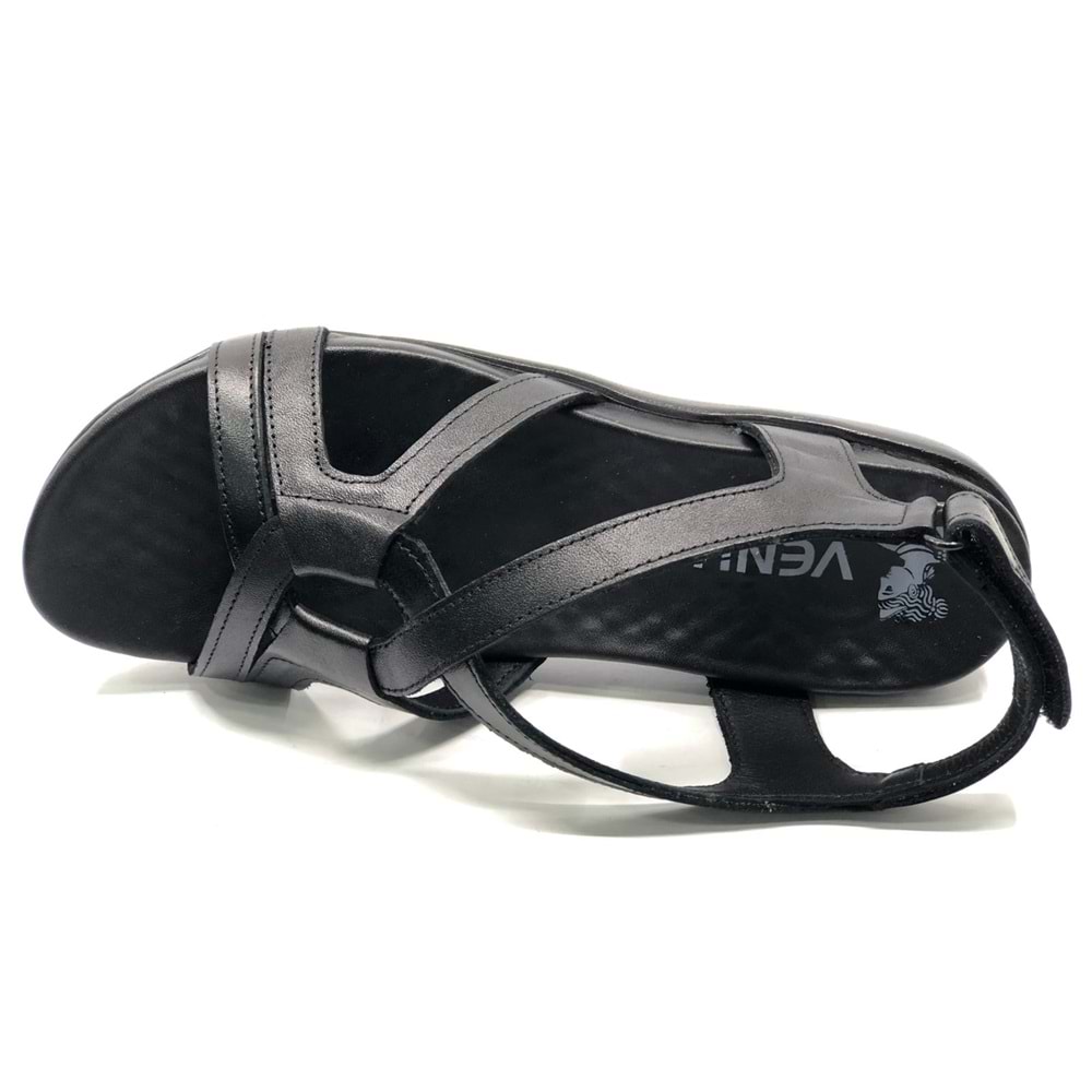 Venüs Viscosa Hakiki Deri Comfort Ortopedik Kadın Sandalet