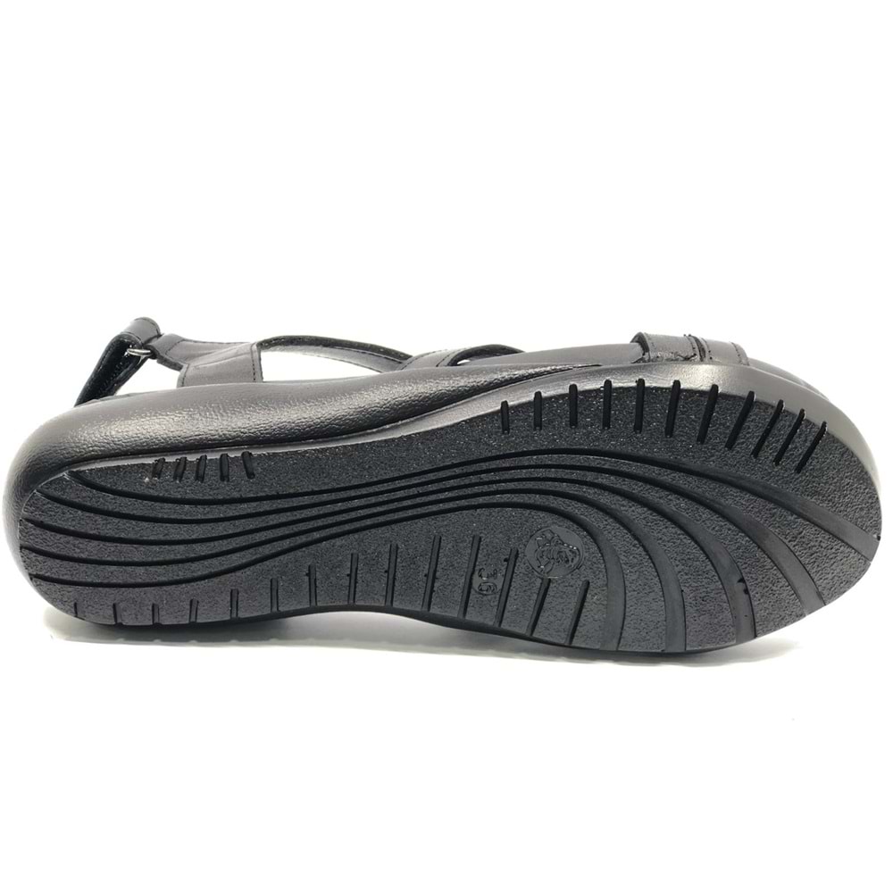 Venüs Viscosa Hakiki Deri Comfort Ortopedik Kadın Sandalet