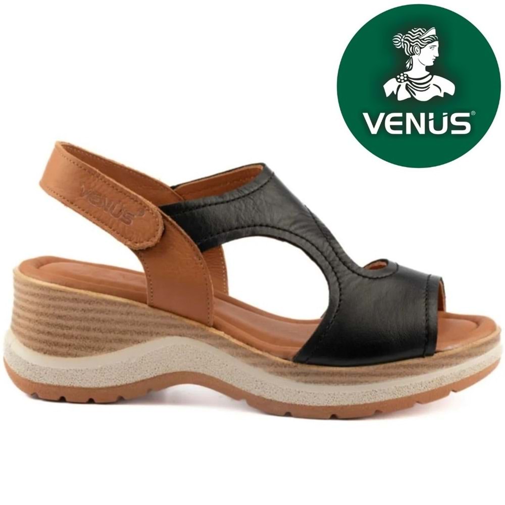 Venüs Noble Hakiki Deri Comfort Ortopedik Kadın Sandalet