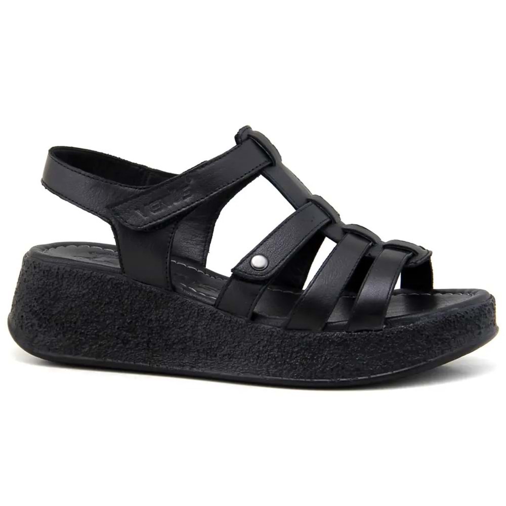 Venüs Virrig Hakiki Deri Comfort Ortopedik Kadın Sandalet