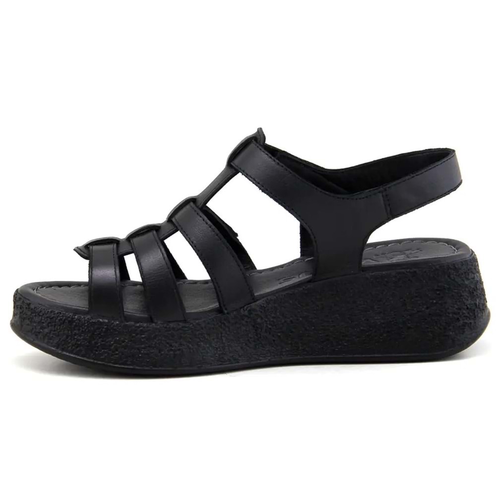 Venüs Virrig Hakiki Deri Comfort Ortopedik Kadın Sandalet