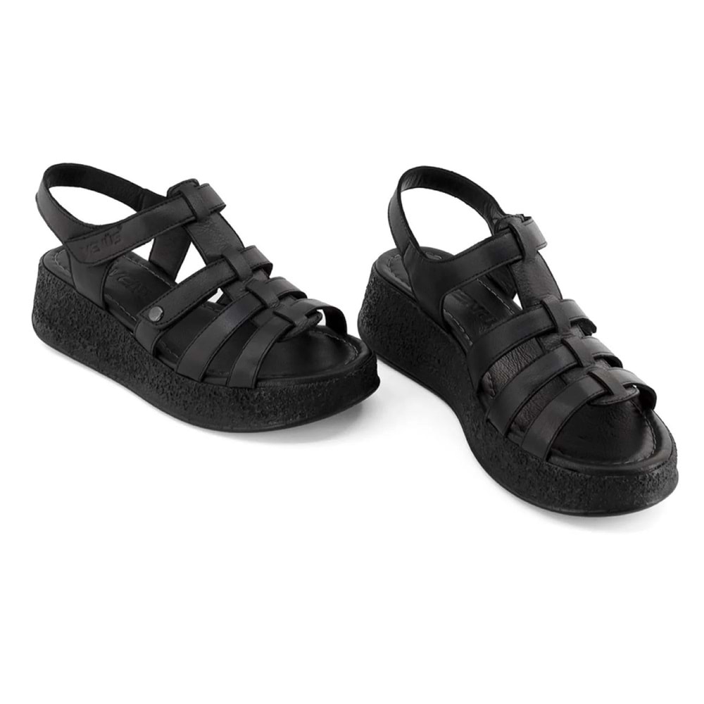 Venüs Virrig Hakiki Deri Comfort Ortopedik Kadın Sandalet