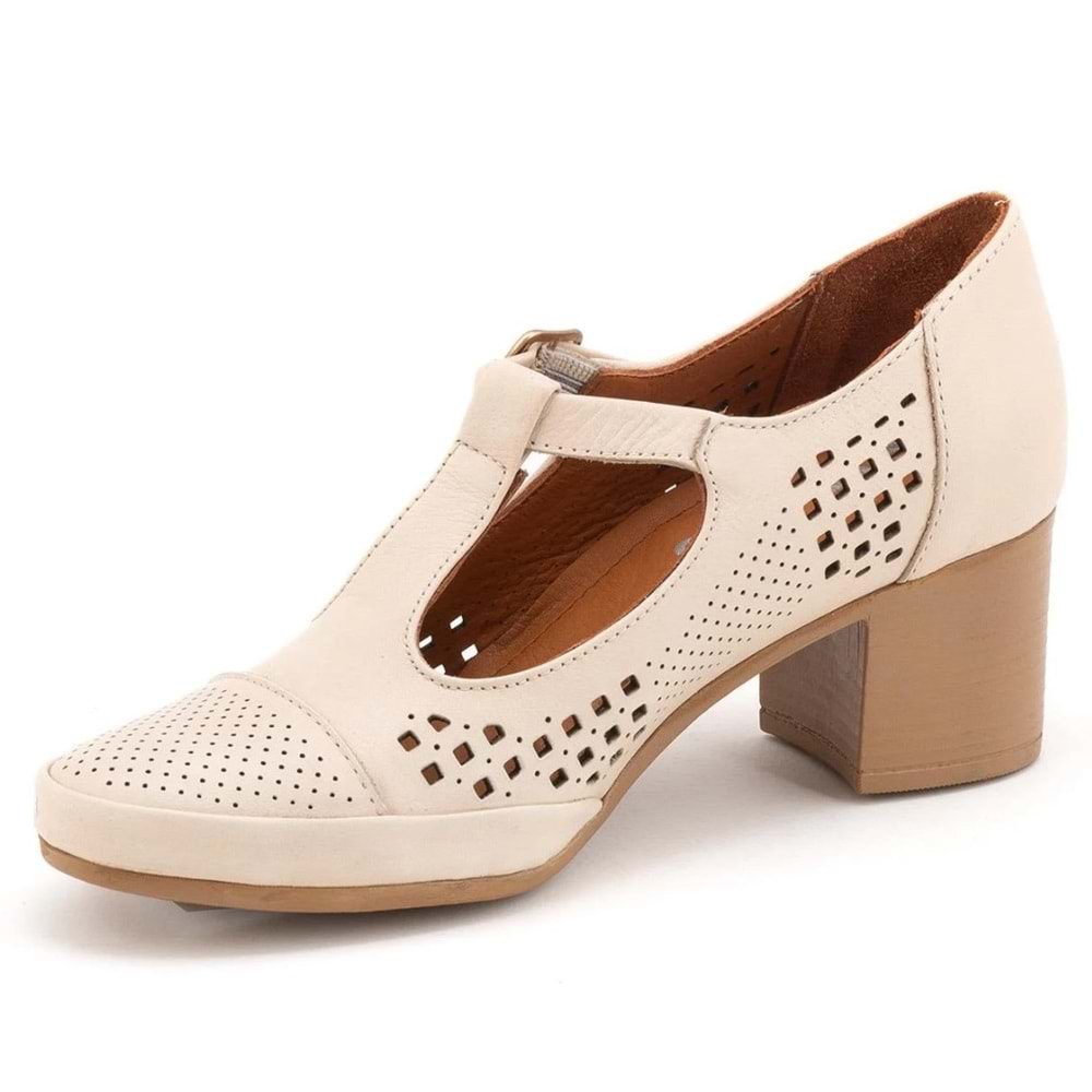 Venüs Cosmos Hakiki Deri Comfort Ortopedik Kadın Topuklu Ayakkabı