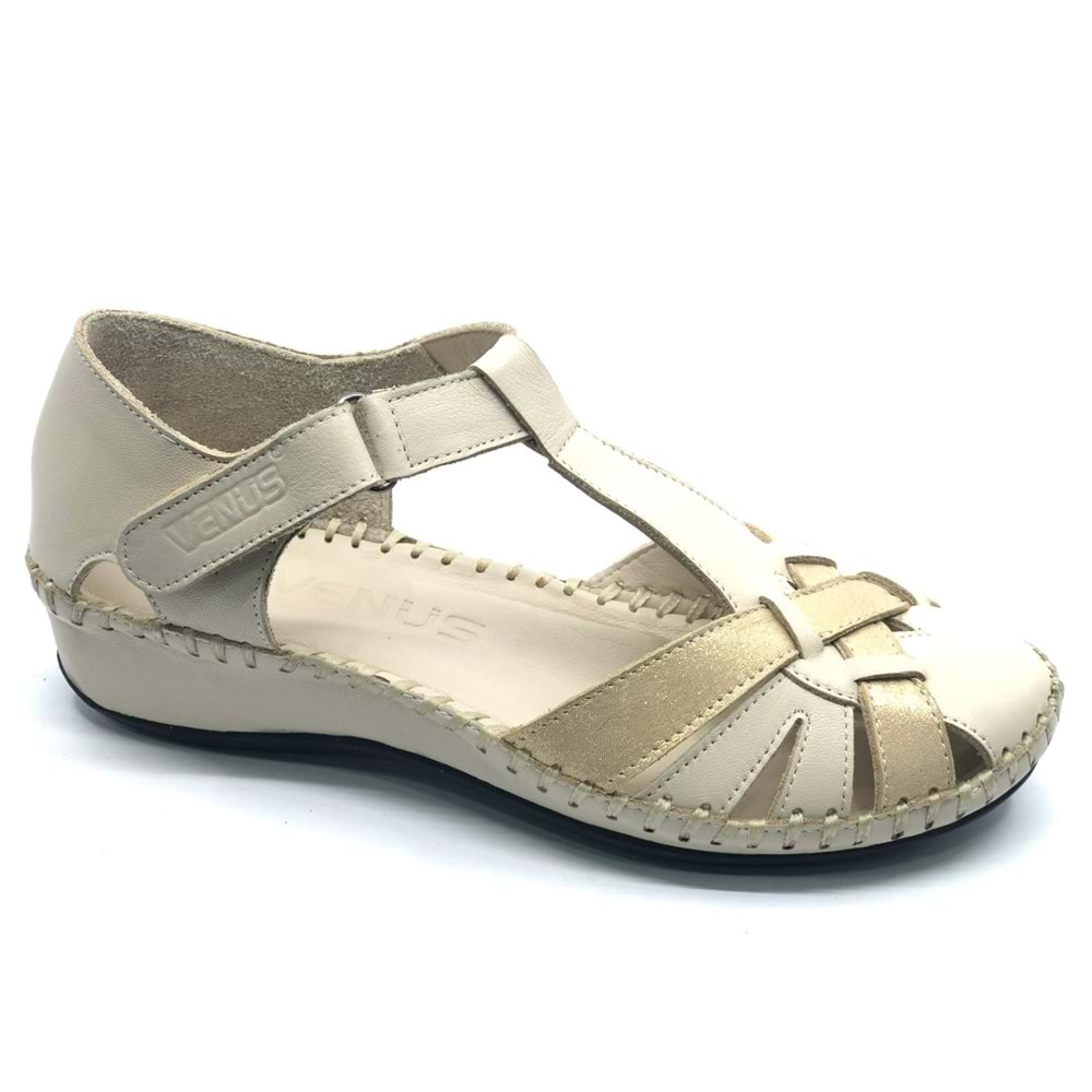 Venüs Tingi Hakiki Deri Comfort Ortopedik Kadın Sandalet