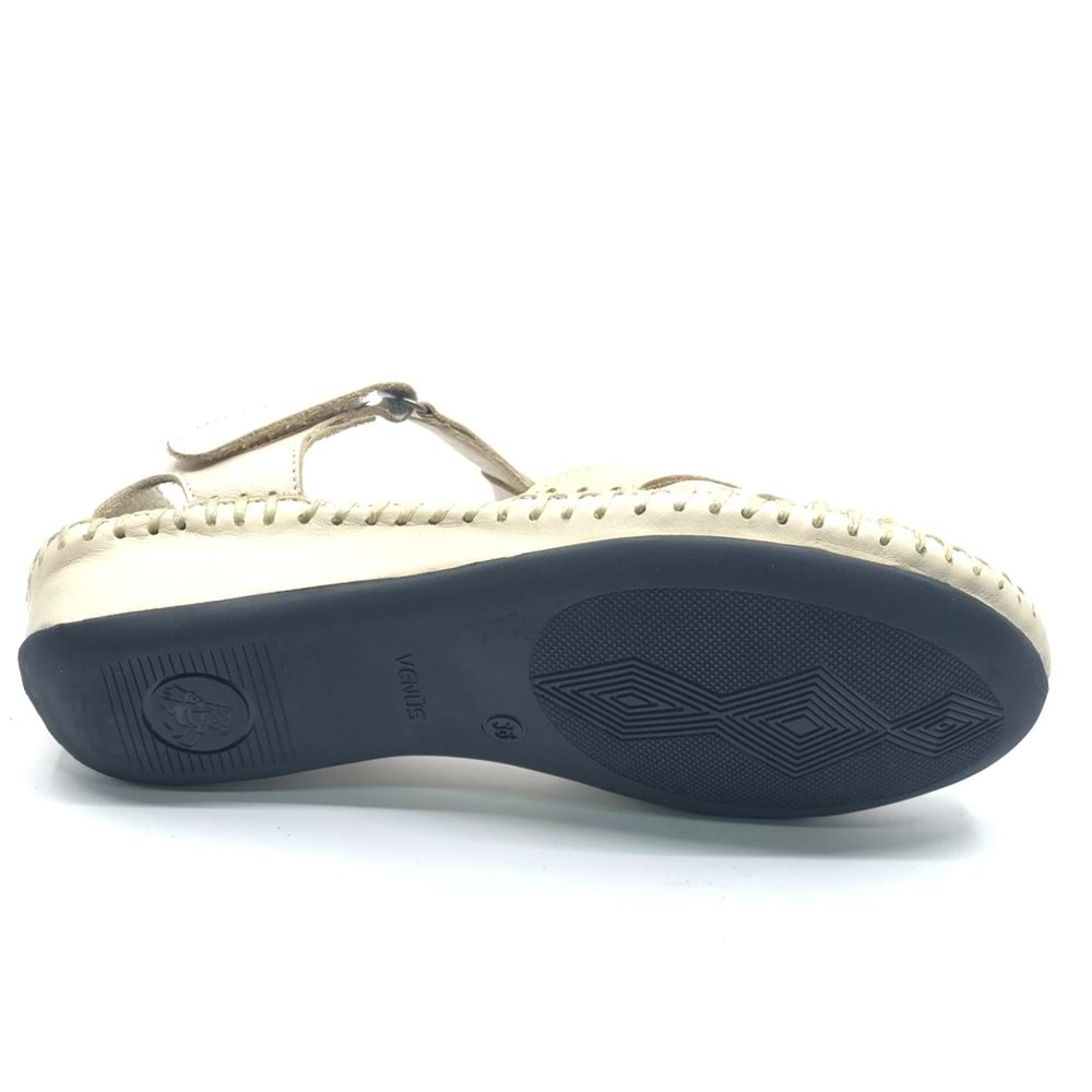 Venüs Tingi Hakiki Deri Comfort Ortopedik Kadın Sandalet