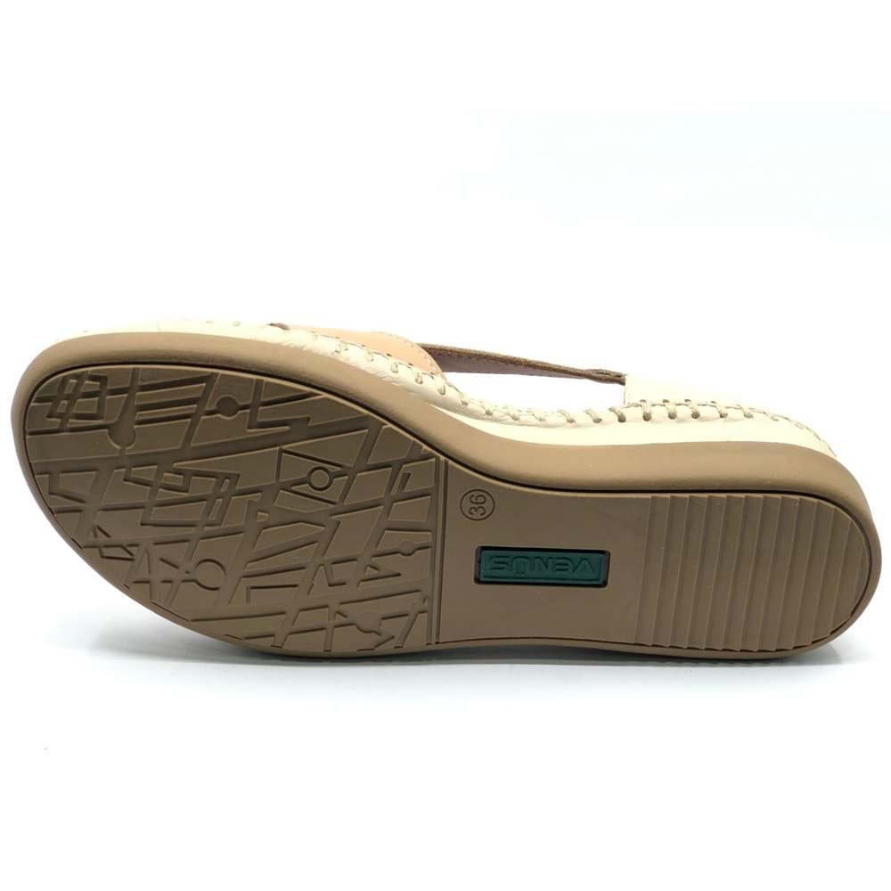 Venüs Nahar Hakiki Deri Comfort Ortopedik Kadın Sandalet