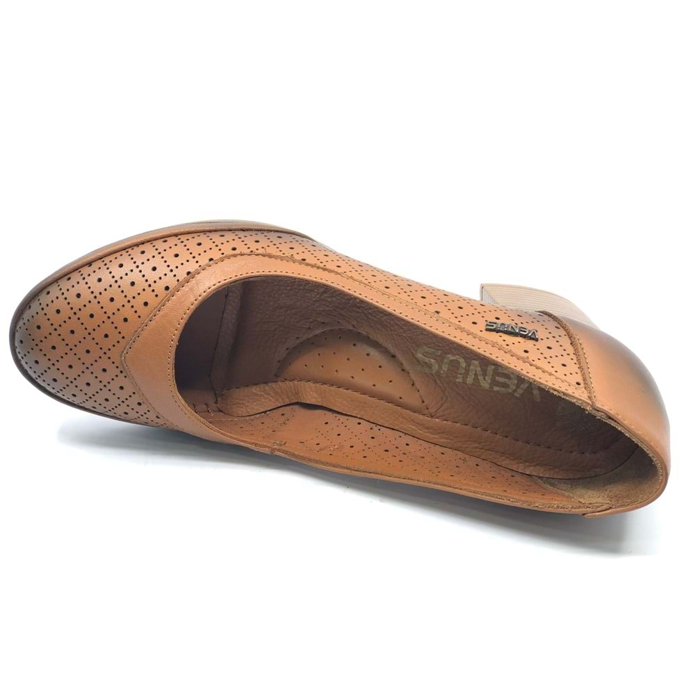 Venüs Alba Hakiki Deri Comfort Ortopedik Kadın Klasik Topuklu Ayakkabı