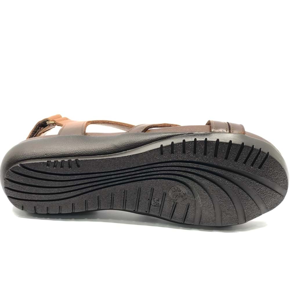 Venüs Viscosa Hakiki Deri Comfort Ortopedik Kadın Sandalet