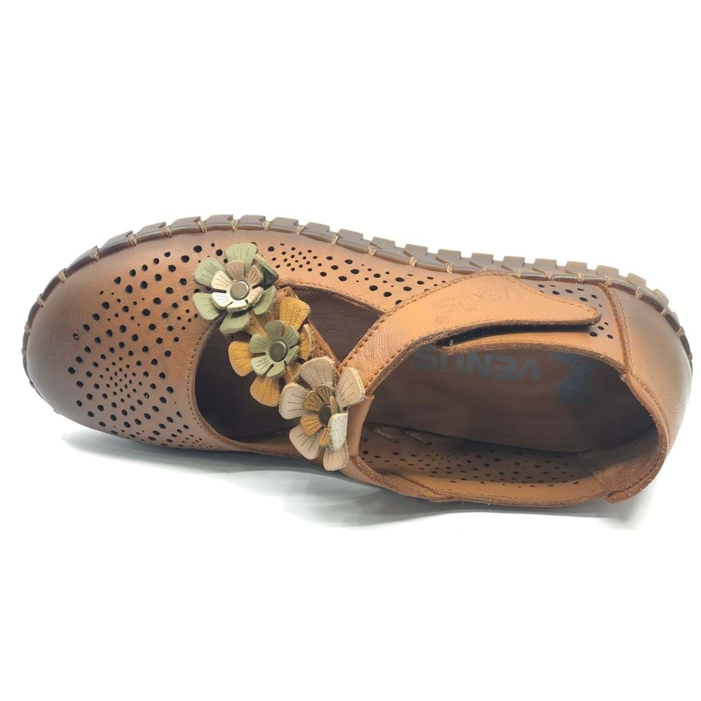 Venüs Perlon Hakiki Deri Ortopedik Kadın Casual Ayakkabı