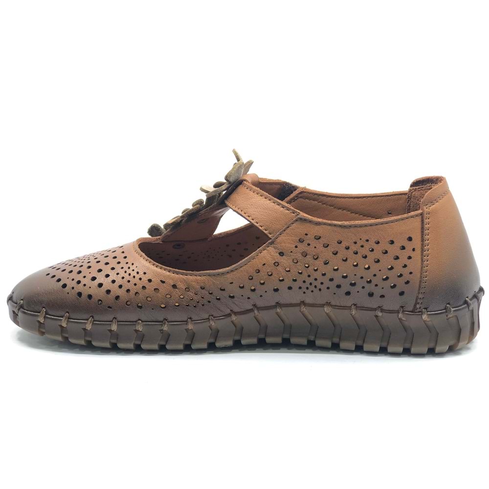 Venüs Perlon Hakiki Deri Ortopedik Kadın Casual Ayakkabı