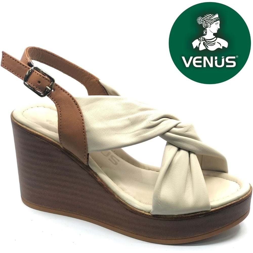 Venüs Victorr Hakiki Deri Comfort Ortopedik Kadın Sandalet
