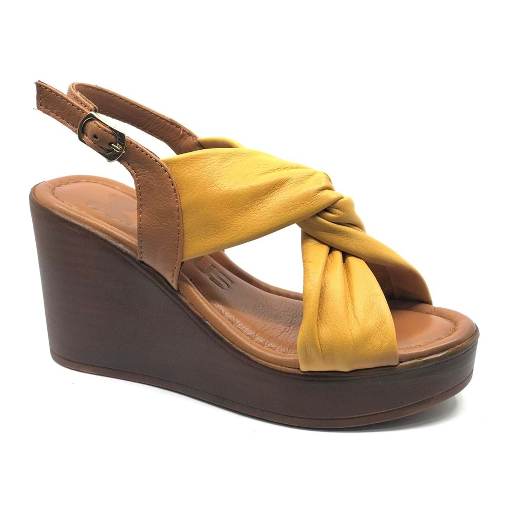 Venüs Victorr Hakiki Deri Comfort Ortopedik Kadın Sandalet