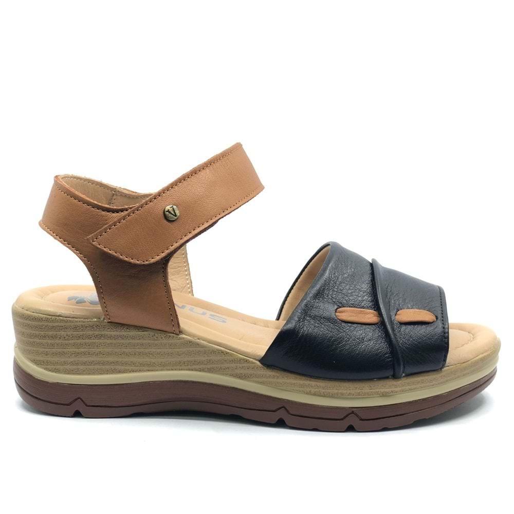 Venüs Vipera Hakiki Deri Comfort Ortopedik Kadın Sandalet