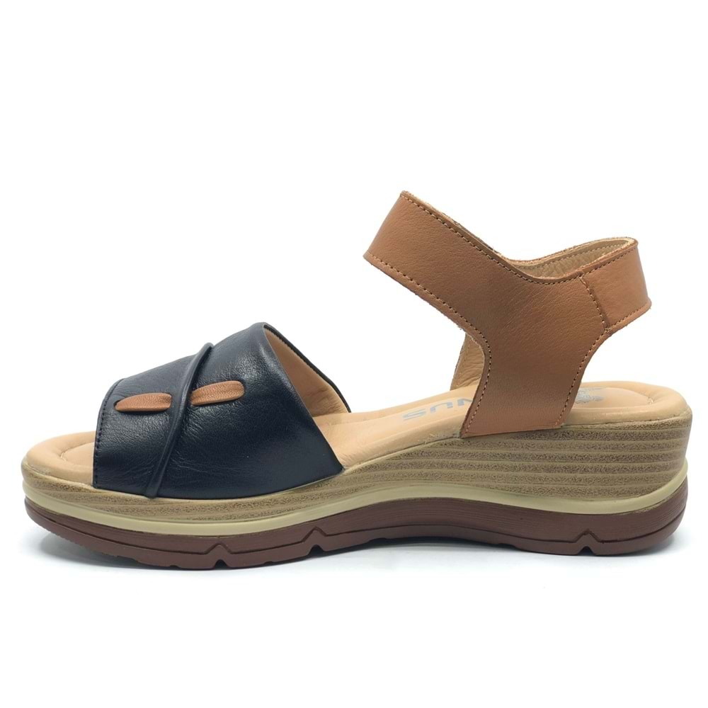 Venüs Vipera Hakiki Deri Comfort Ortopedik Kadın Sandalet