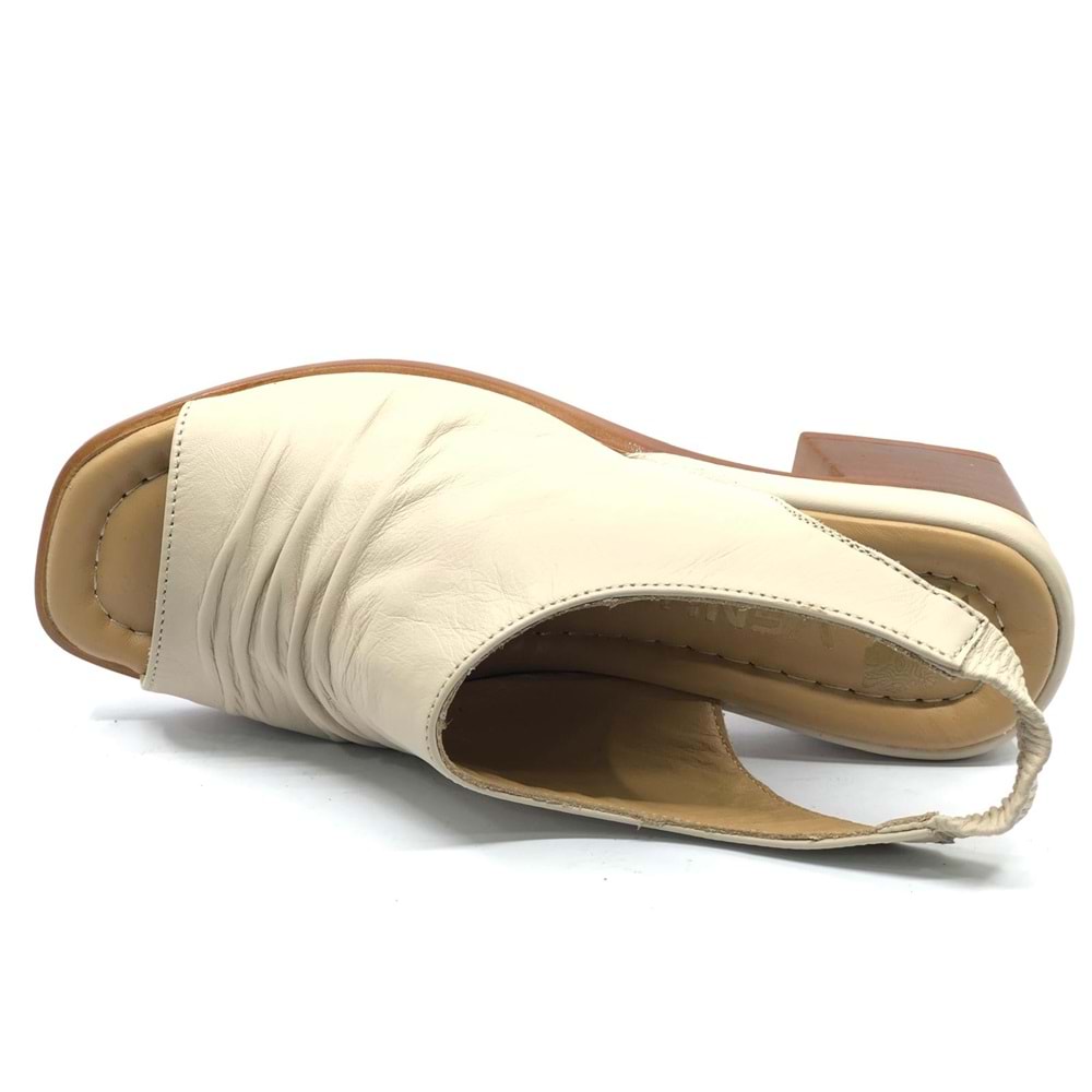Venüs Rugosa Hakiki Deri Comfort Ortopedik Kadın Sandalet