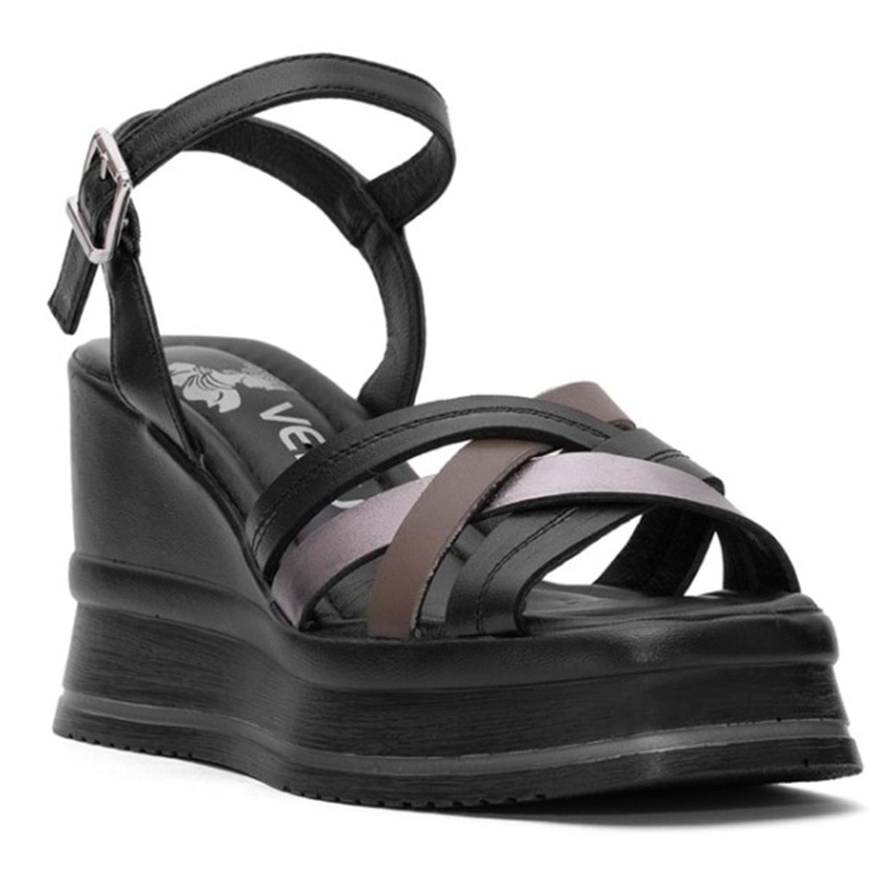 Venüs Helis Hakiki Deri Comfort Ortopedik Kadın Sandalet