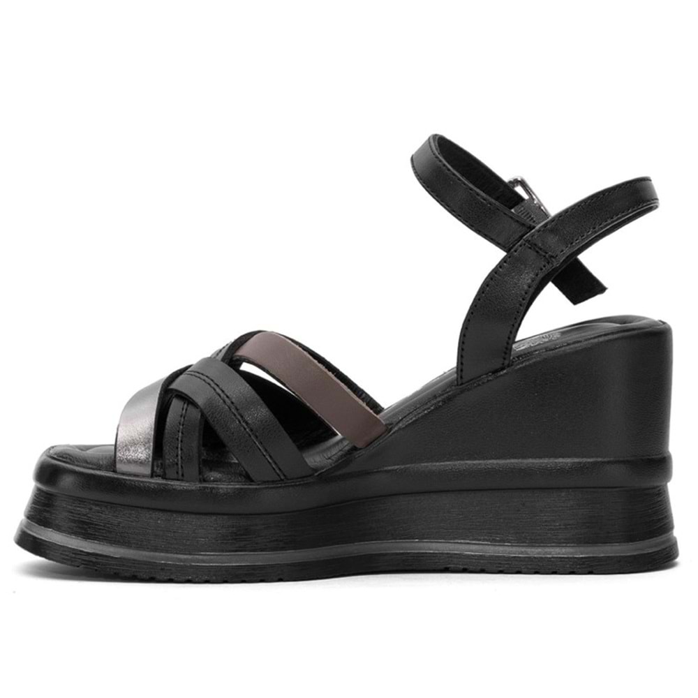 Venüs Helis Hakiki Deri Comfort Ortopedik Kadın Sandalet