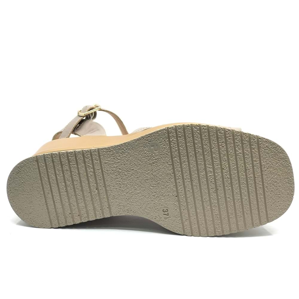 Venüs Helis Hakiki Deri Comfort Ortopedik Kadın Sandalet