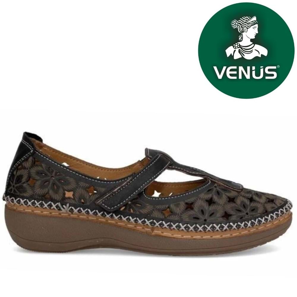Venüs Vingii Hakiki Deri Kadın Babet Ayakkabı