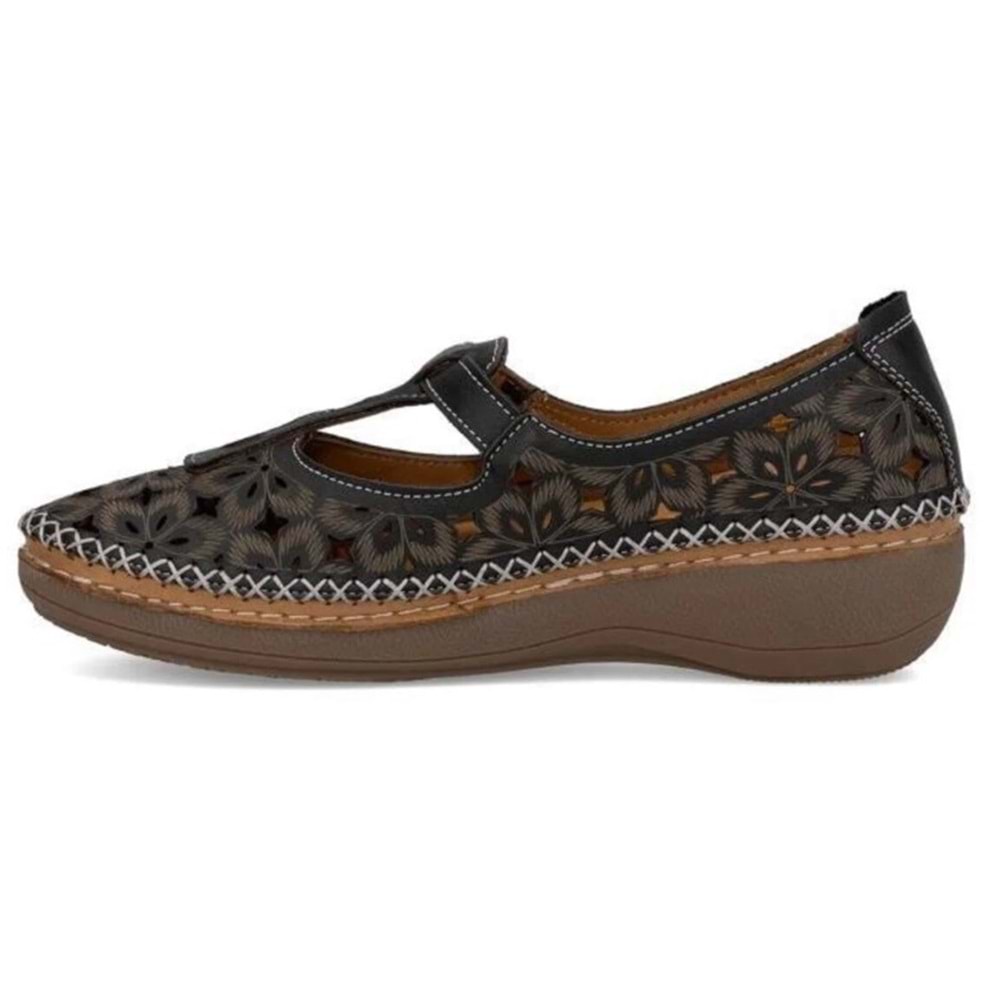 Venüs Vingii Hakiki Deri Kadın Babet Ayakkabı