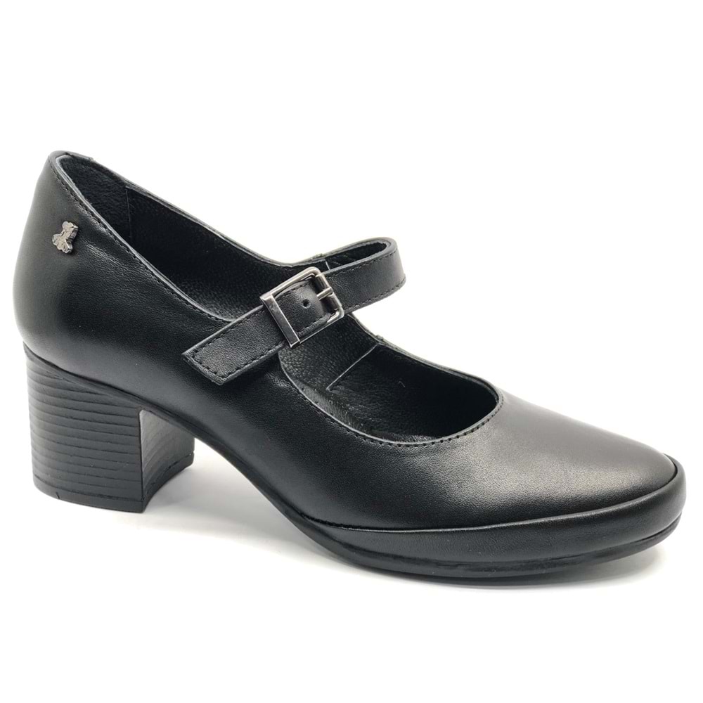 Venüs Peleng Hakiki Deri Comfort Ortopedik Kadın Klasik Topuklu Ayakkabı