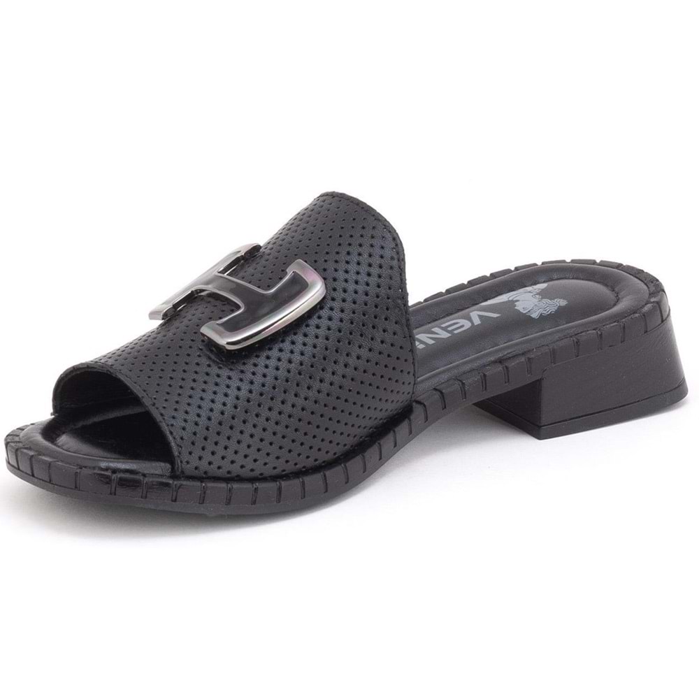 Venüs Mefron Hakiki Deri Kadın Terlik