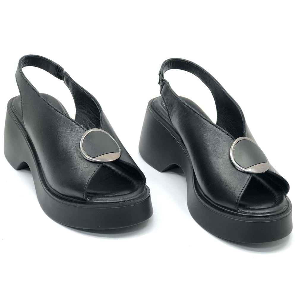 Venüs Sigma Hakiki Deri Comfort Ortopedik Kadın Sandalet