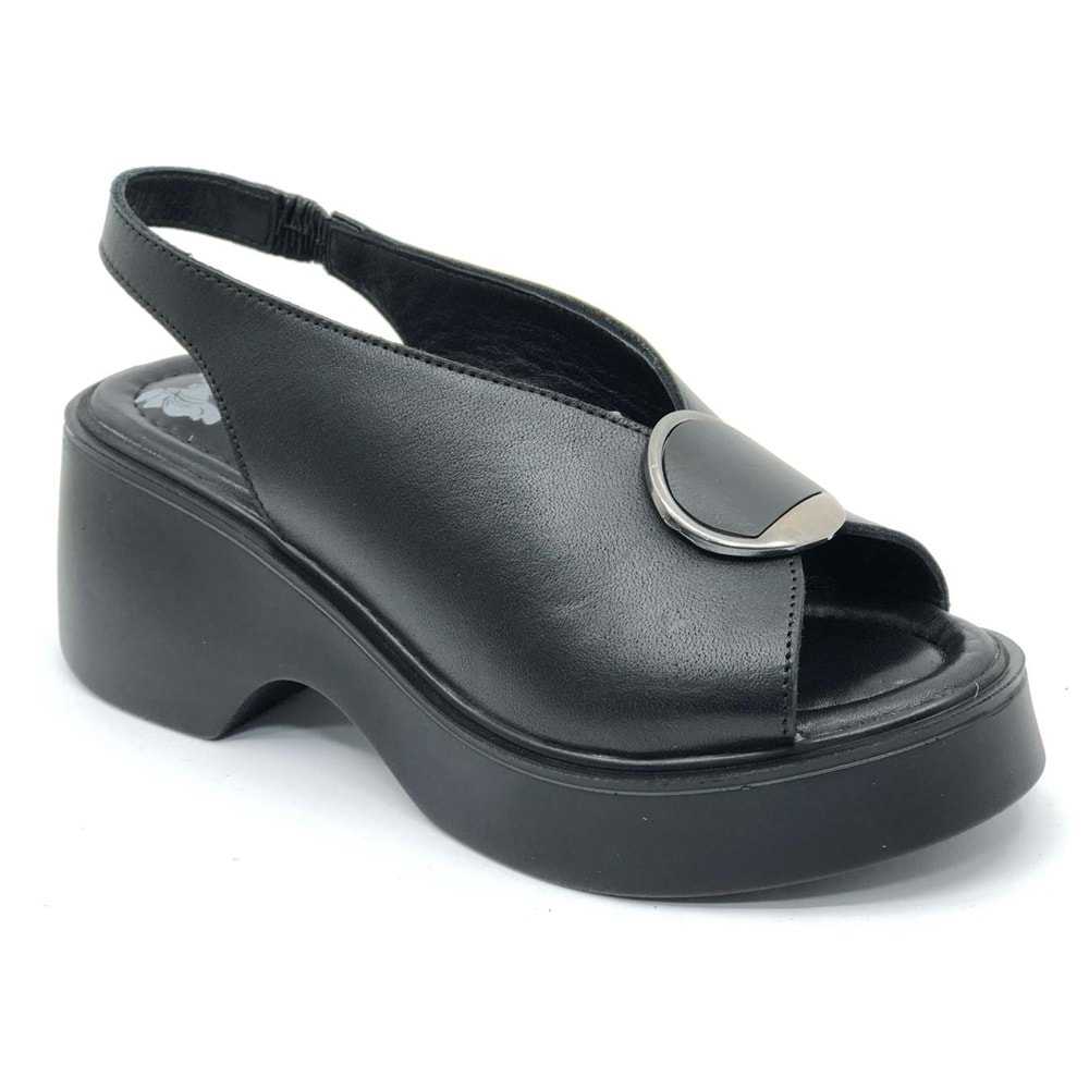 Venüs Sigma Hakiki Deri Comfort Ortopedik Kadın Sandalet