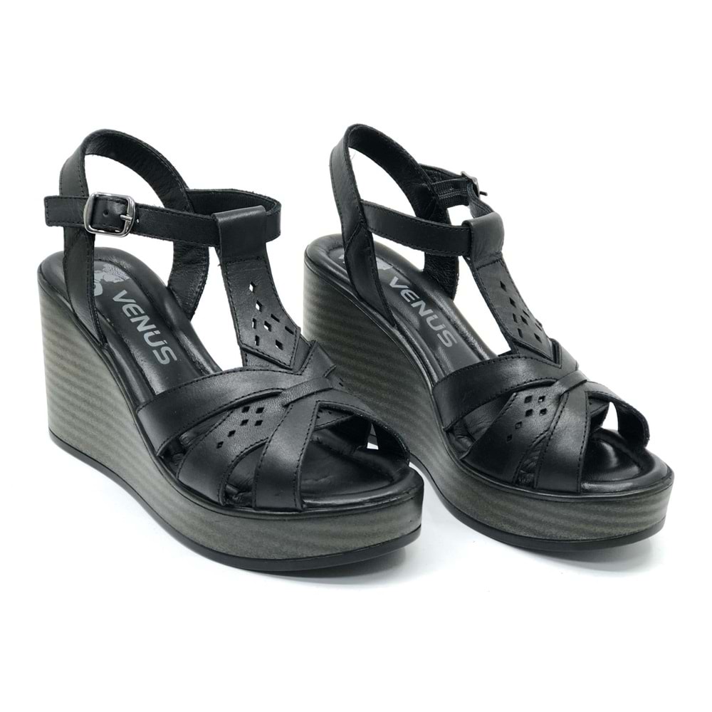 Venüs Upsa Hakiki Deri Comfort Ortopedik Kadın Sandalet